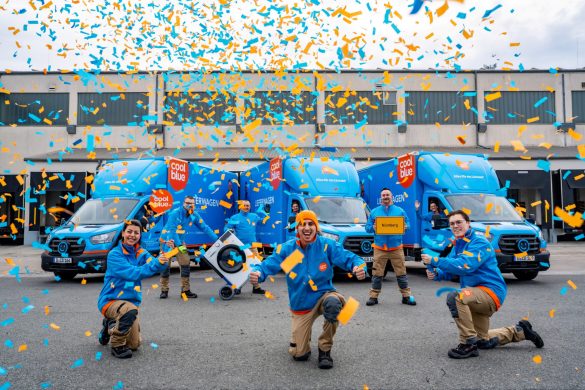 Coolblue feiert heute in Nürnberg die Neueröffnung eines Logistikzentrums.