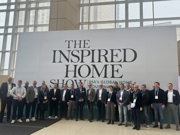 Die Händlerdelegation der EK mit 37 Teilnehmern aus vier Ländern.