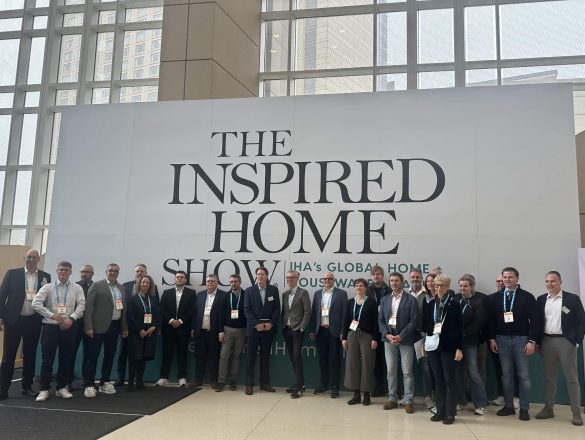 Die Händlerdelegation der EK mit 37 Teilnehmern aus vier Ländern.