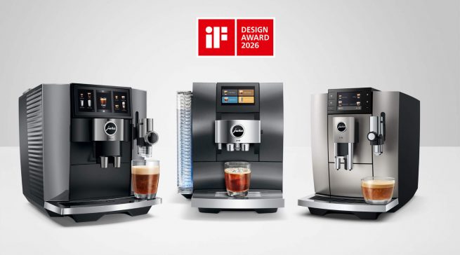 Dreifach prämiert: die Kaffeevollautomaten von Jura.