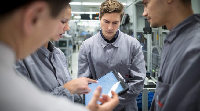 KI kommt bei Bosch immer mehr zum Einsatz. Neu Anwendungen präsentiert das Unternehmen aktuell auf der Hannover Messe.