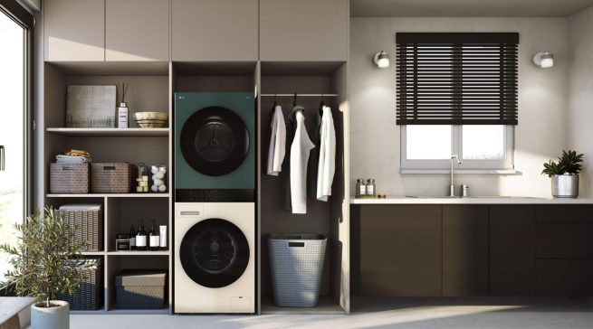 Für Waschmaschine und Trockner war früher ein eigener Raum nötig. Das muss nicht mehr sein – dank des „WashTowers“ von LG