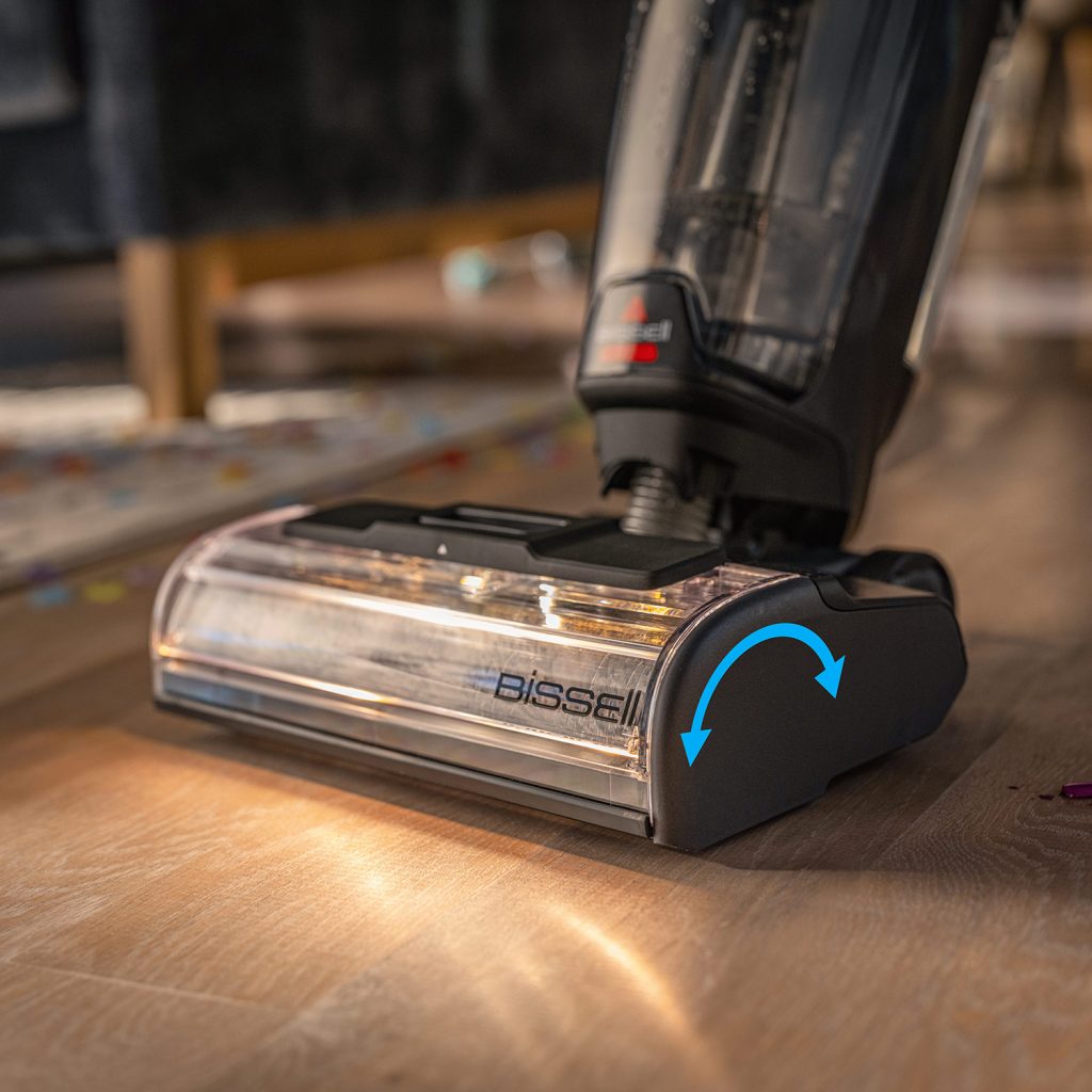 Warum länger putzen als nötig? Mit innovativer Hydro-Schrubbkraft bekämpft unser kabelloser Reiniger hartnäckigen Schmutz effizienter als je zuvor.