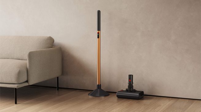 Der neue ultraschlanke, leichte Griff des Dyson „PencilWash“ mit nur 38 mm Durchmesser macht die Nassreinigung mühelos – ohne Kompromisse bei der Hygiene und Reinigungsleistung.