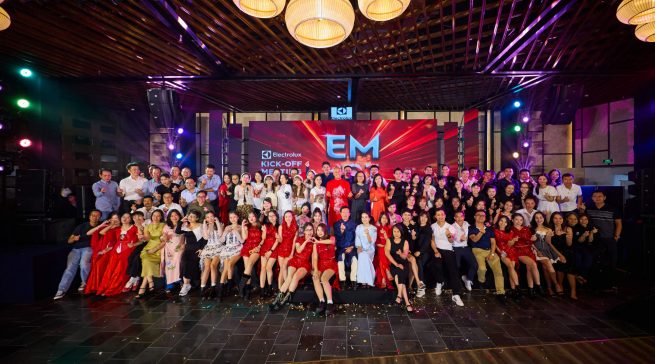 Das Electrolux Group-Team in Vietnam.