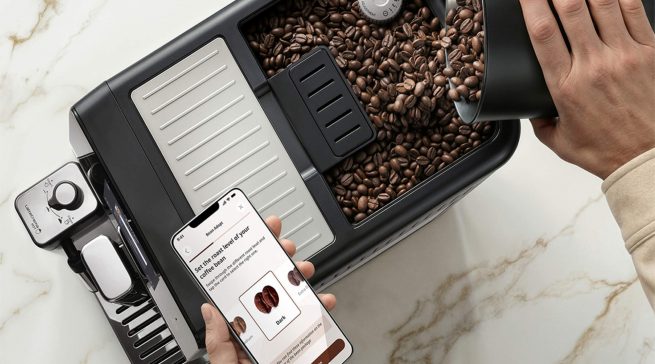 Mit Hilfe der „My Coffee Lounge App“ können Rezepte entdeckt und Einstellungen geteilt werden . Foto: De’Longhi