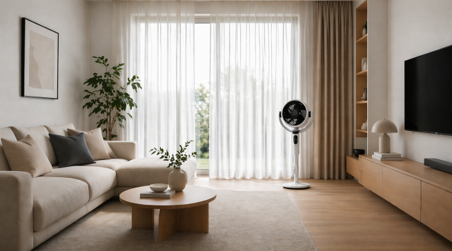Cloer® erweitert sein Sortiment erstmals um Ventilatoren: Der neue Stand- und Tischventilator FA2001 sorgt mit 12 Geschwindigkeitsstufen und drei Betriebsmodi – darunter ein besonders leiser Schlafmodus mit nur 23 dB – für flexible und individuelle Kühlung an warmen Tagen.