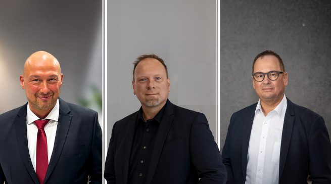 (v.l.) Markus Weinschenk, Scott Taylor und Michael Rolle (Foto Fakir. Mit KI ergänzt.)