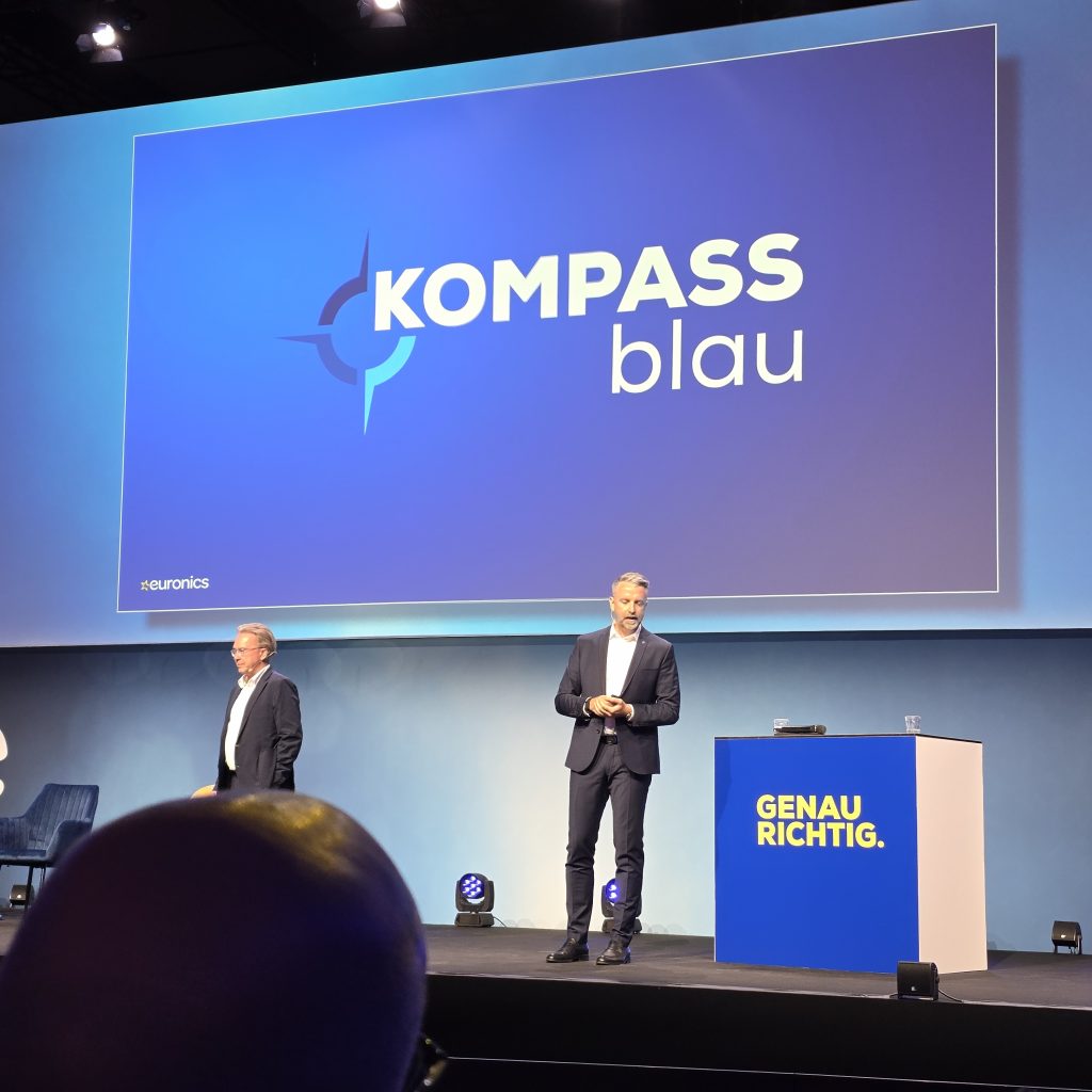 Mit „Kompass Blau“ richtet Euronics Sortimente und Vermarktungsmodelle stärker auf Differenzierung, Exklusivität und wirtschaftliche Wertschöpfung für den Fachhandel aus.