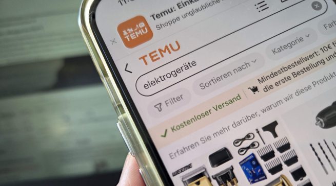 Gegen die Online-Plattform Temu wurde eine Geldstrafe von 200 Mio. Euro verhängt wegen Verstößen gegen den Digital Services Act.