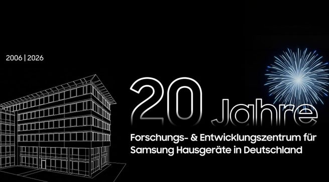Keyvisual Samsung feiert 20 Jahre Forschungs- und Entwicklungszentrum