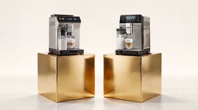 Doppelter Erfolg für die Eletta Ultra und Eletta Explore Cold Brew bei Stiftung Warentest vom 16.07.2026. (©De'Longhi)