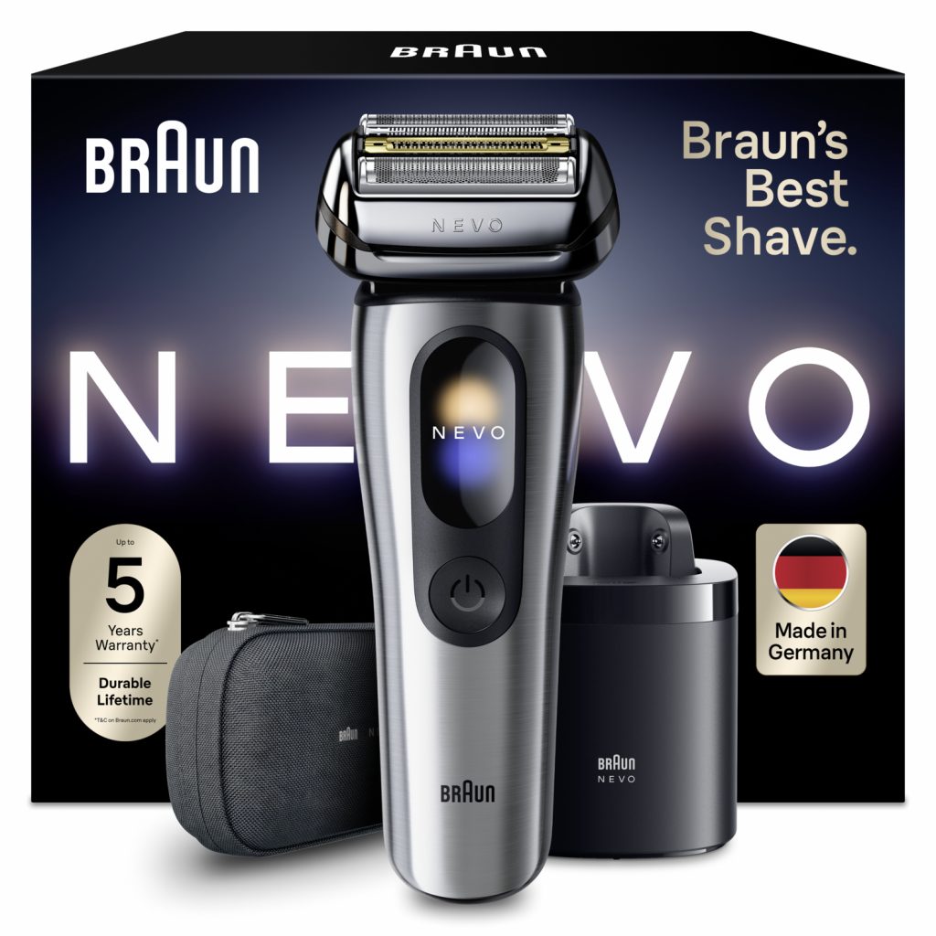 Keyvisual für Braun NEVO elektrischer Rasierer