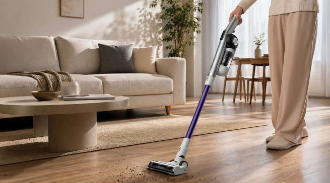 Der neue Akku Hand-und Stielstaubsauger mit Absaugstation trend | HSA 300 von Fakir.