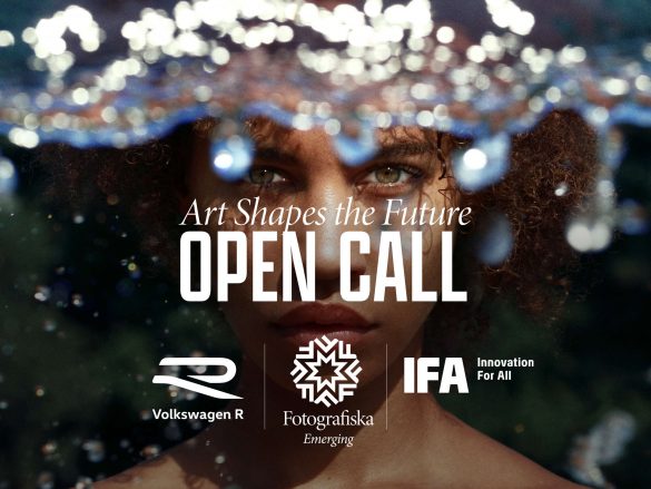 Visuelle Kraft der Dreier-Allianz: Das offizielle Kampagnenmotiv der Initiative „Art Shapes The Future“ von IFA Berlin, Fotografiska Berlin und Volkswagen R.