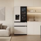 LG setzt die InstaView-Funktion in Kühl-Gefrier-Kombinationen, Side-by-Side- und Multi-Door-Geräten ein.