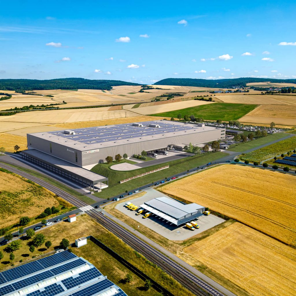 Der Produktions- und Logistikstandort für BSH Hausgeräte GmbH. Bildrechte: Panattoni.