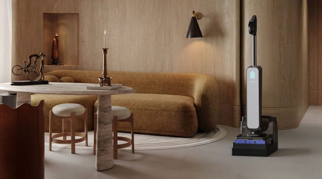 Der Tineco Floor One Station S9 Scientist kombiniert eine Smart Refresh Station mit automatischer Heiß- und Kaltwassernachfüllung, HydroBurst-Technologie und Selbstreinigungsfunktionen. Bild: Tineco