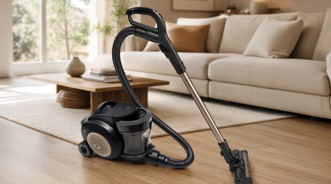 Mit dem Air Wave | RBL 911 bringt Fakir einen beutellosen Akku-Staubsauger in Schlittenbauform auf den Markt und belebt gleichzeitig die Premiummarke Air Wave neu.