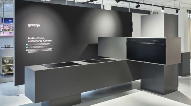 Gorenje zeigt ein komplette Designlinie in elegantem Mattschwarz