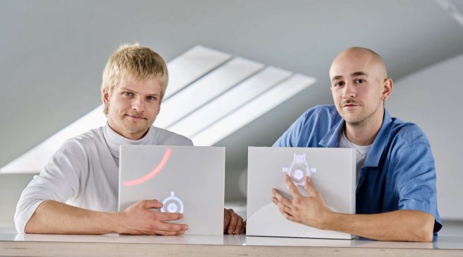 Der magnetisch gekoppelte Drehregler von ANY lässt sich aufsetzen, drehen und drücken; Fotocredit: Dyson