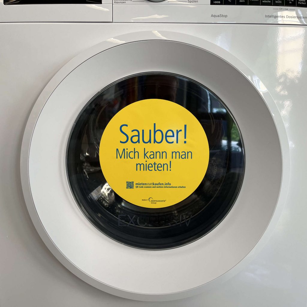 Mit dem Mietmodell für Elektro-Haushaltsgeräte fördert der Versicherer eine längere Nutzung durch Reparaturen und die Wiederaufbereitung von Geräten. Foto: Wertgarantie
