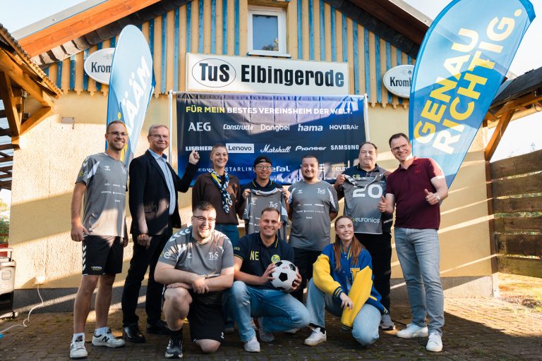 Euronics übergibt Technikausstattung an TuS Elbingerode