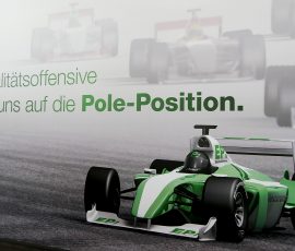 Dank der EP: Qualitätsoffensive sollen die EP:Fachhändler vor Ort die Pole Position als „Local Hero“ erringen und festigen. EP-2016-03
