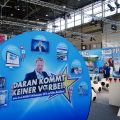 Fußball-Flair in der Ausstellungshalle. Euronics-2016-12