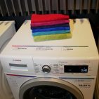 Wäsche auch hygienisch sauber? „Ja“, sofern man eine Waschmaschine von Bosch mit ActiveOxygen verwendet. TTC-Muenchen-10