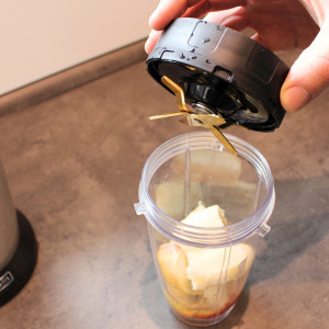 Gastroback Micro Blender Test - Deckel aufschrauben