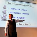 Zum Schmunzeln und noch mehr zum Nachdenken: der Schweinehund-Dreisatz. Zum Schmunzeln und noch mehr zum Nachdenken: der Schweinehund-Dreisatz.