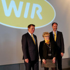 Blicken auf ein gelungenes Jahrestreffen 2016 in Wiesbaden zurück: Der WIR-Vorstand (v.li.) mit Manfred Handke (Vorsitzender), Marianne Urfey und Maik Hinzmann.