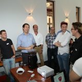 Industriepartner wie der Kaffeemühlenhersteller Eureka präsentierten den Händlern am Vorabend der Messe Ihre Neuheiten. Industriepartner wie der Kaffeemühlenhersteller Eureka präsentierten den Händlern am Vorabend der Messe Ihre Neuheiten.