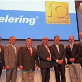 Der neu gewählte telering- Aufsichtsrat mit Geschäftsführer Franz Schnur in der Mitte (v.li): Timo Kirstein (Unielektro, Eschborn), Peter Rundt (Sonepar Deutschland, AR-Vorsitzender), Gerhard Hager (Radio Bernstein, Naila, stv. AR-Vorsitzender), Franz Schnur, Frank Suhr (Fernseh Werkstatt Suhr, Moers), Martin Witte (Radio Brubach, Koblenz) und Frank Schoberer (Alexander Bürkle, Freiburg). Der neu gewählte telering- Aufsichtsrat mit Geschäftsführer Franz Schnur in der Mitte