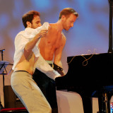 Mit Musik und Comedy stimmte „ASS Dur“ die teleringer auf ihren Gala-Abend ein.