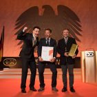 In der Kategorie Elektrogroßgeräte ging der „Most Innovative Brand Award“ an die Professional Division von Electrolux. In der Kategorie Elektrogroßgeräte ging der „Most Innovative Brand Award“ an die Professional Division von Electrolux.