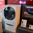 Ideal für der kleine Beladungen oder für sehr empfindliche Wäschestücke: Der LG TwinWash.