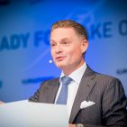 Ragip Balcioglu, COO der Arçelik-Gruppe, sprach ein Grußwort. Er sieht den gemeinsamen Standort in Neu-Isenburg als einen klaren Vorteil. Ragip Balcioglu, COO der Arçelik-Gruppe, sprach ein Grußwort. Er sieht den gemeinsamen Standort in Neu-Isenburg als einen klaren Vorteil.