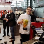 Auf dem Stand von Rommelsbacher mangelte es nicht an gesunder Ernährung. Ambiente_2016---04