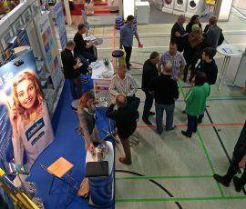 Blick auf den telering-Stand in Frechen Blick auf den telering-Stand in Frechen