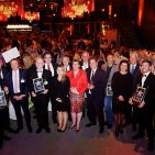 Alle bei bester Stimmung vereint: Die Gewinner der Passion Stars, Jury-Mitglieder und der gesamte Vorstand der EK. EK - 13