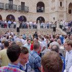 Nach einem anstrengenden Kongresstag darf ausgiebig gefeiert werden ESC - get-together Pueblo