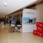 Blick auf den Sponsor Grundig IFA-GPC-Sponsorenstände