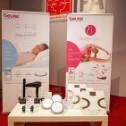 Ein Blick auf die Beurer Neuheitenpalette. Im Fokus der SE80 SleepExpert, ein Schlafsensor, der zu einer Verbesserung des persönlichen Schlafverhaltens führen soll. IFA IMB - Beurer