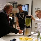 Smoothie-Geschmackstest bei WMF. Halle 6.1. P1000198