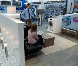 Buchstäblich selbst in der Hand hat man das Smart Home im extra hierfür eingerichteten „expert-Haus“. Smart_Home_Erlebniswelt
