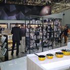 Endlich auf dem WMF-Messestand standesgemäß präsentiert: Die WMF-Elektrokleingeräte. Endlich auf dem WMF-Messestand standesgemäß präsentiert: Die WMF-Elektrokleingeräte.