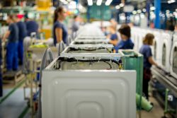 Produktionlinie für Waschmaschinen in Wronki Produktionlinie für Waschmaschinen in Wronki