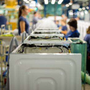 Produktionlinie für Waschmaschinen in Wronki Produktionlinie für Waschmaschinen in Wronki